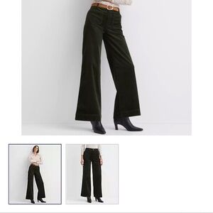LOFT Corduroy Palmer Wide Leg High-Rise Pant NWT